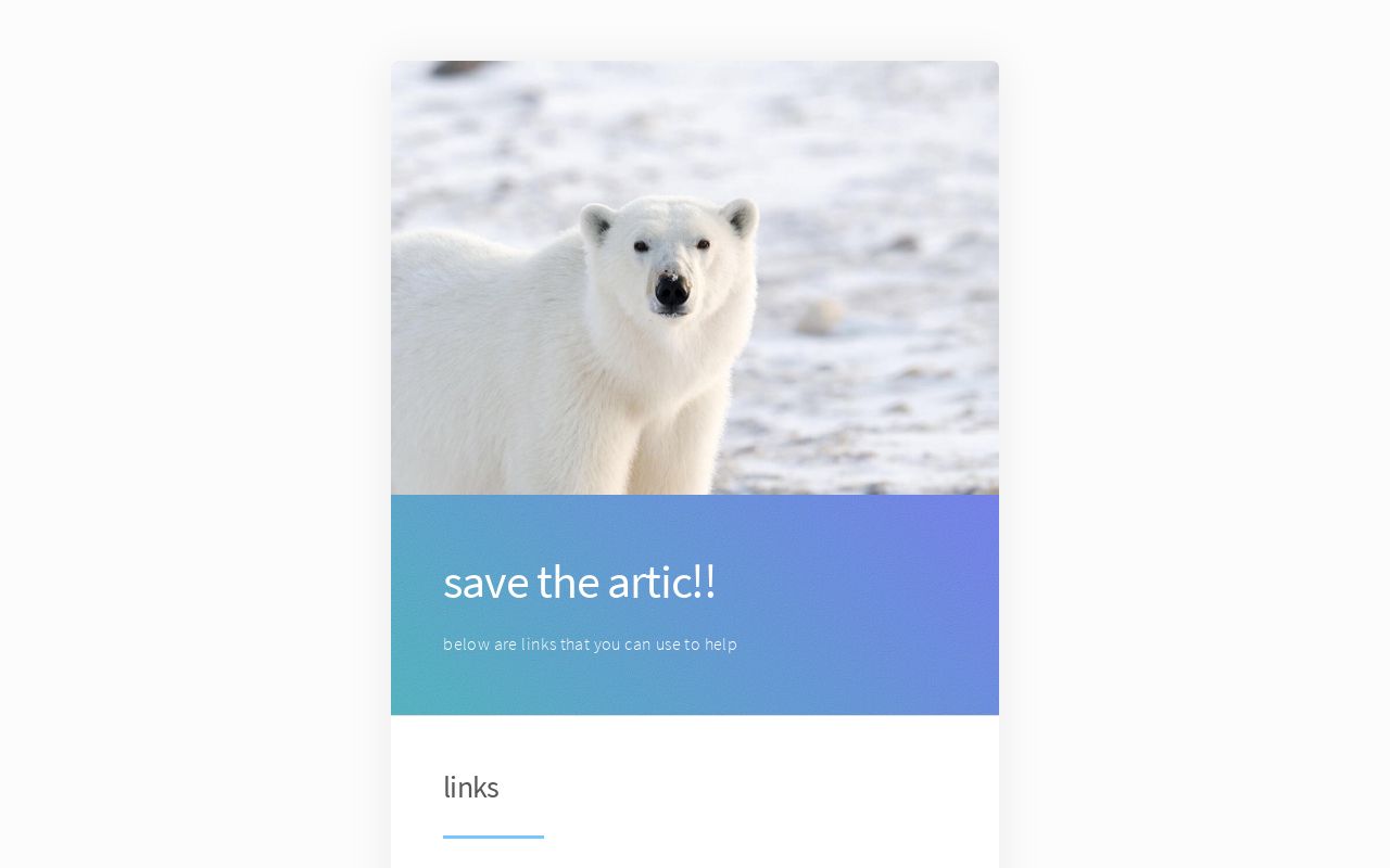 save-the-artic
